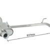 Scarico posteriore Fiat Panda Mk2 omologato – Ragazzon 50.0178.05