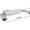 Scarico posteriore Seat Leon Mk2 1P omologato Sport Line – Ragazzon 50.0189.12