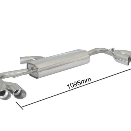 Scarico posteriore Audi TT 8J omologato Sport Line - Ragazzon 50.0221.65