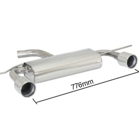 Scarico posteriore Volkswagen Golf Mk6 1K omologato - Ragazzon 50.0252.06