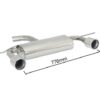 Scarico posteriore Volkswagen Scirocco Mk3 13 omologato – Ragazzon 50.0262.06