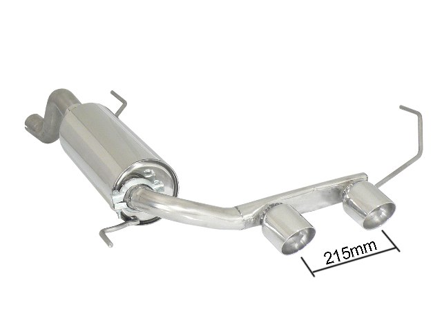 Scarico posteriore Alfa Romeo MiTo 955 omologato Sport Line - Ragazzon 50.0290.60