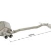 Scarico posteriore Alfa Romeo 156 omologato Sport Line – Ragazzon 50.0306.56