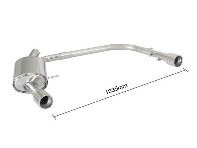 Scarico posteriore Ford S-Max Mk1 omologato - Ragazzon 50.0327.05