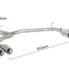 Scarico posteriore BMW Serie 1 E81-E82-E87-E88 – Ragazzon 50.0404.26