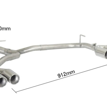 Scarico posteriore BMW Serie 1 E81-E82-E87-E88 - Ragazzon 50.0404.26