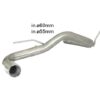 Hinteres Auspuffrohr BMW Serie 1 F20/F21 zugelassen - Ragazzon 50.0411.05