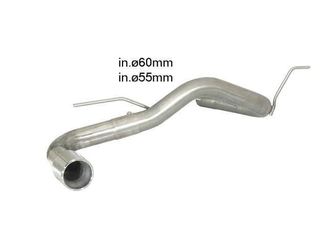 Tubo posteriore scarico BMW Serie 1 F20/F21 Gruppo N - Ragazzon 50.0411.05