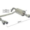 Scarico posteriore Peugeot 208 Mk1 omologato Sport Line – Ragazzon 50.0453.56