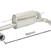 Heckrohr BMW Serie 1 F20/F21 zugelassen - Ragazzon 50.0455.05