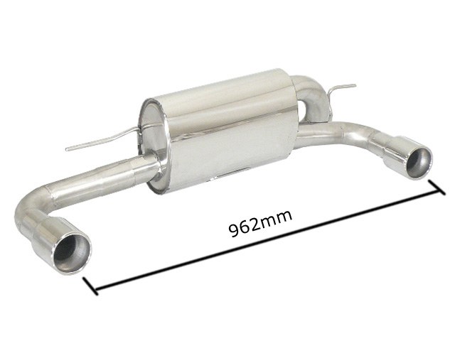 Scarico posteriore BMW Serie 1 F20/F21 omologato - Ragazzon 50.0455.05