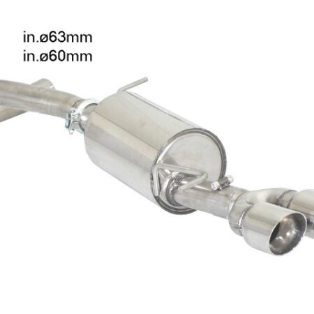 Scarico posteriore Volkswagen Polo Mk5 6R omologato Sport Line - Ragazzon 50.0459.58