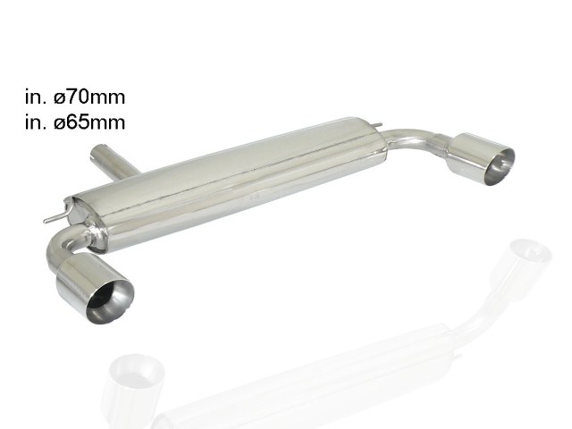 Scarico posteriore Mini R60 Countryman omologato Sport Line - Ragazzon 50.0480.60