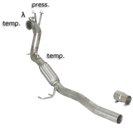 Tubo sostituzione catalizzatore Audi A3 8P Gruppo N - Ragazzon 50.0535.80