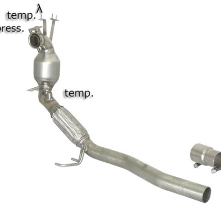 Catalizzatore sportivo Audi A3 8P Gruppo N - Ragazzon 50.0536.80