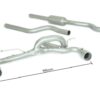 Tubo centrale scarico BMW Serie 1 F20/F21 omologato – Ragazzon 50.0555.05