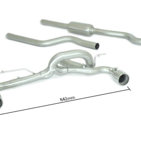 Tubo centrale scarico BMW Serie 1 F20/F21 omologato - Ragazzon 50.0555.05