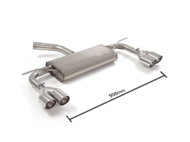 Scarico posteriore Seat Leon Mk3 5F omologato Sport Line - Ragazzon 50.0568.57