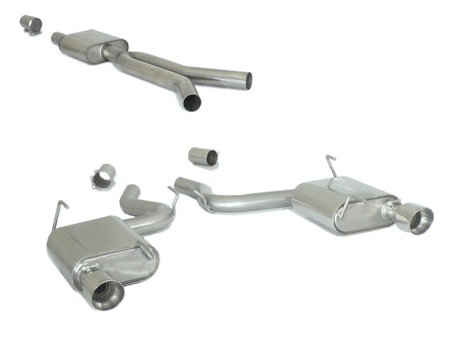 Tubo centrale scarico Ford Mustang Mk6 omologato Sport Line - Ragazzon 50.0572.61