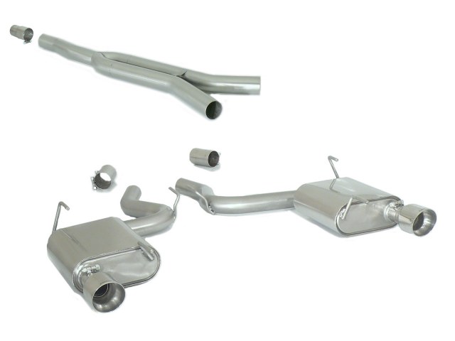Tubo centrale scarico Ford Mustang Mk6 omologato Sport Line - Ragazzon 50.0714.61