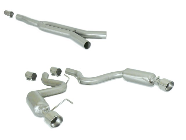 Tubo centrale scarico Ford Mustang Mk6 Gruppo N Sport Line - Ragazzon 50.0715.61