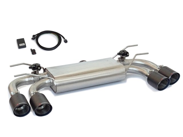 Scarico posteriore Abarth 124 Spider cambio manuale omologato Carbon Shot - Ragazzon 50.0716.74