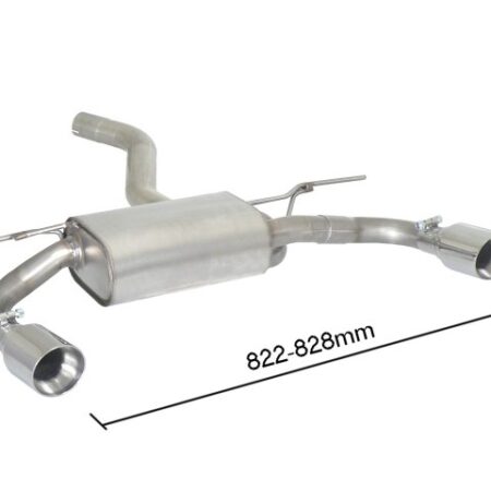 Scarico posteriore BMW Serie 3 F30-F31-F34-F35 omologato Sport Line - Ragazzon 50.0728.60