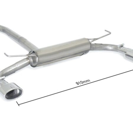 Scarico posteriore Fiat 500X 334 omologato - Ragazzon 50.0741.10