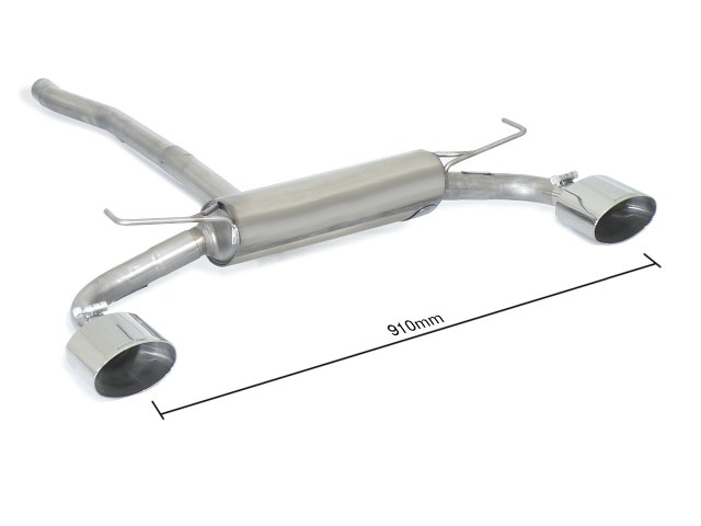 Scarico posteriore Fiat 500X 334 omologato Sport Line - Ragazzon 50.0741.12