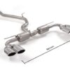 Scarico posteriore Audi A3 8V/8VA omologato – Ragazzon 50.0750.35