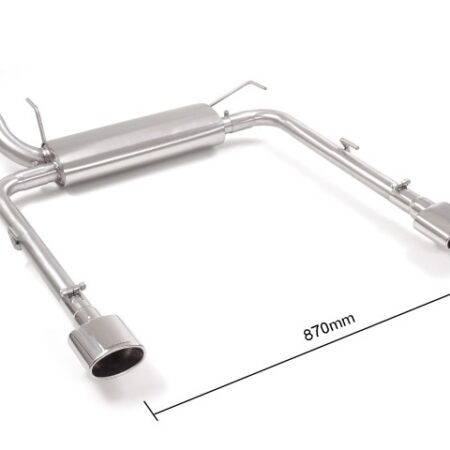 Scarico posteriore Fiat 356 omologato - Ragazzon 50.0781.10