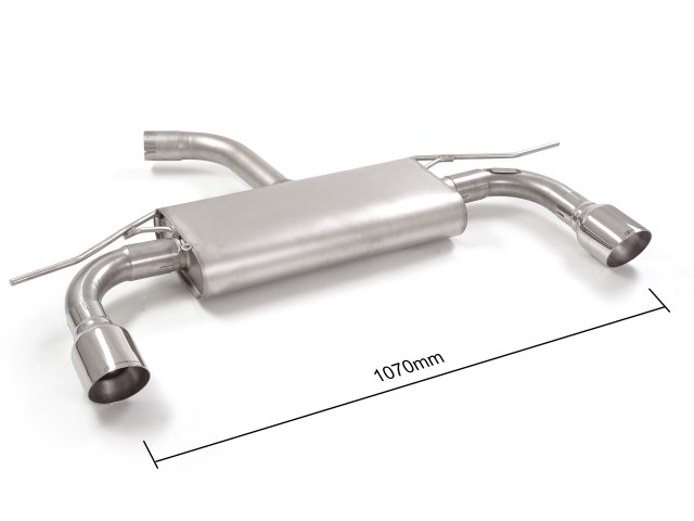 Scarico posteriore Volkswagen Golf Mk7.5 AU omologato Sport Line - Ragazzon 50.0790.61