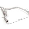 Scarico posteriore Seat Ibiza Mk5 KJ omologato Sport Line – Ragazzon 50.0815.60