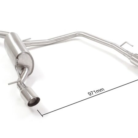 Scarico posteriore Seat Ibiza Mk5 KJ omologato Sport Line - Ragazzon 50.0815.60