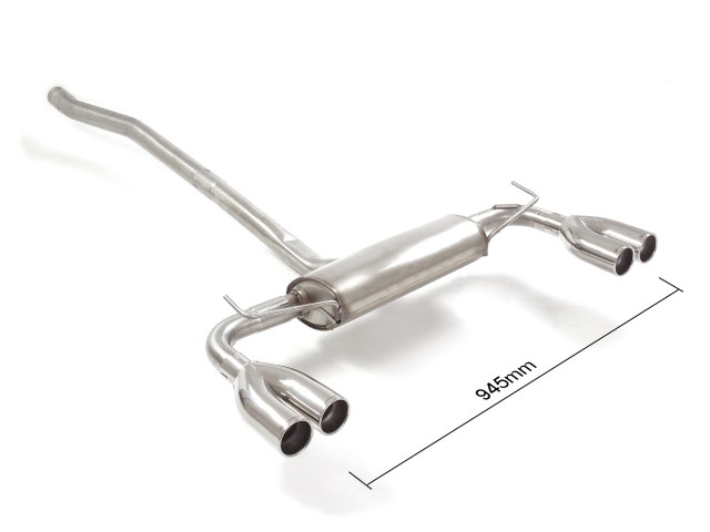 Scarico posteriore Fiat 500X 334 omologato - Ragazzon 50.0822.25