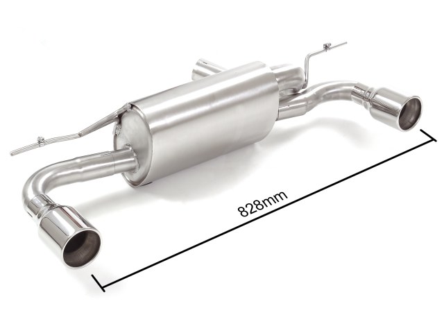 Scarico posteriore BMW Serie 1 F20/F21 omologato - Ragazzon 50.0847.05