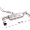 Scarico posteriore Seat Leon Mk3 5F omologato – Ragazzon 50.0855.06