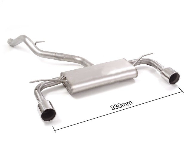 Scarico posteriore Seat Leon Mk3 5F omologato - Ragazzon 50.0855.06