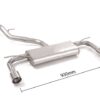 Heckschalldämpfer Seat Leon Mk3 5F zugelassen Sport Line - Ragazzon 50.0855.61