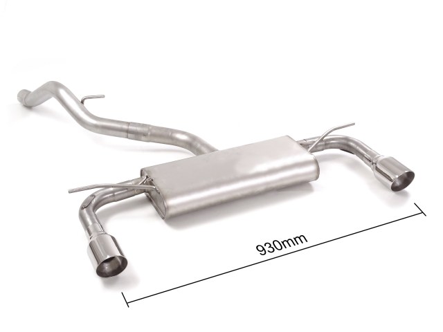 Scarico posteriore Seat Leon Mk3 5F omologato Sport Line - Ragazzon 50.0855.61