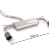 Hinterrohr Seat Leon Mk3 5F homologiert Carbon Shot - Ragazzon 50.0864.74