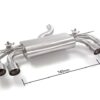 Heckrohr Volkswagen Golf Mk7.5 AU zugelassen Sport Line - Ragazzon 50.0876.64