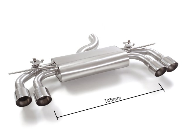 Scarico posteriore Volkswagen Golf Mk7.5 AU omologato Sport Line - Ragazzon 50.0876.64