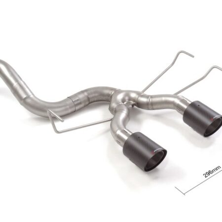 Tubo posteriore scarico Abarth 500 / 595 312 Gruppo N Carbon Shot - Ragazzon 50.0907.74