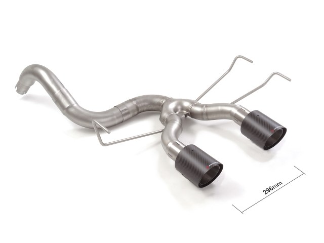 Tubo posteriore scarico Abarth 500 / 595 312 Gruppo N Carbon Shot - Ragazzon 50.0907.74
