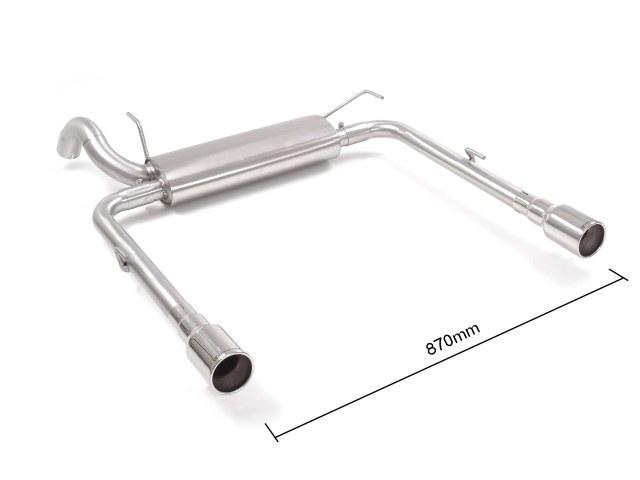 Scarico posteriore Fiat 356 omologato - Ragazzon 50.0922.05