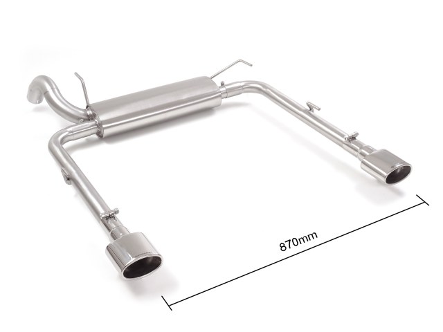 Scarico posteriore Fiat 356 omologato - Ragazzon 50.0922.10