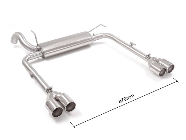 Scarico posteriore Fiat 356 omologato - Ragazzon 50.0922.26