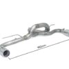 Tubo posteriore scarico BMW Serie 1 F20/F21 Gruppo N – Ragazzon 50.0928.05
