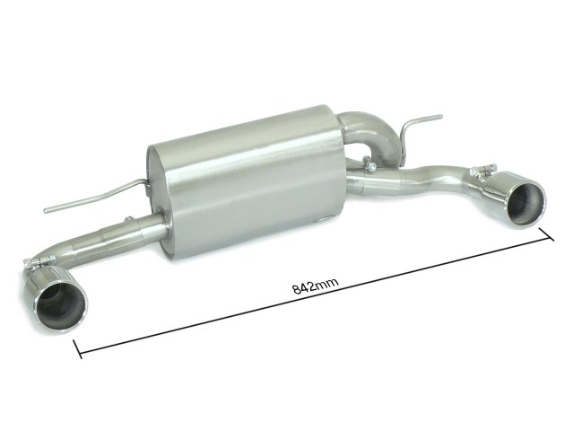 Scarico posteriore BMW Serie 1 F20/F21 omologato - Ragazzon 50.0950.05